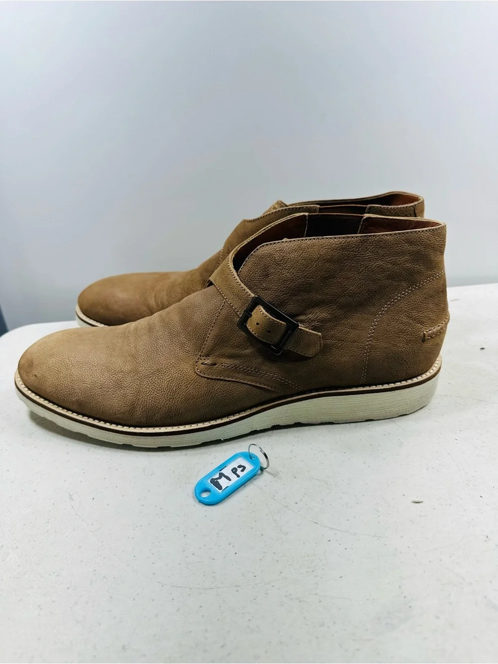 Hugo Boss Men’s Brown Leather “Olden” Boots US11